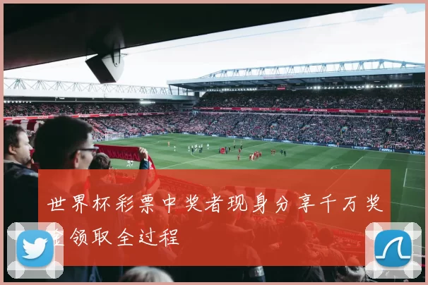 世界杯彩票中奖者现身分享千万奖金领取全过程